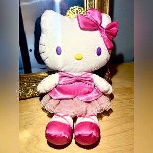 ❌SOLD❌ Sanrio Hello Kitty Pink Ballerina Princess Plush 10”